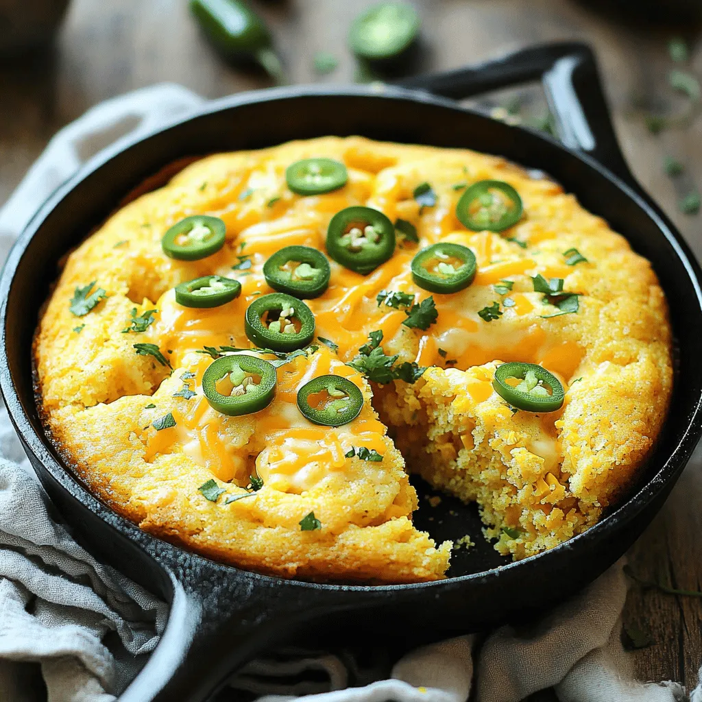 Cheddar Jalapeño Cornbread Flavorful and Easy Recipe