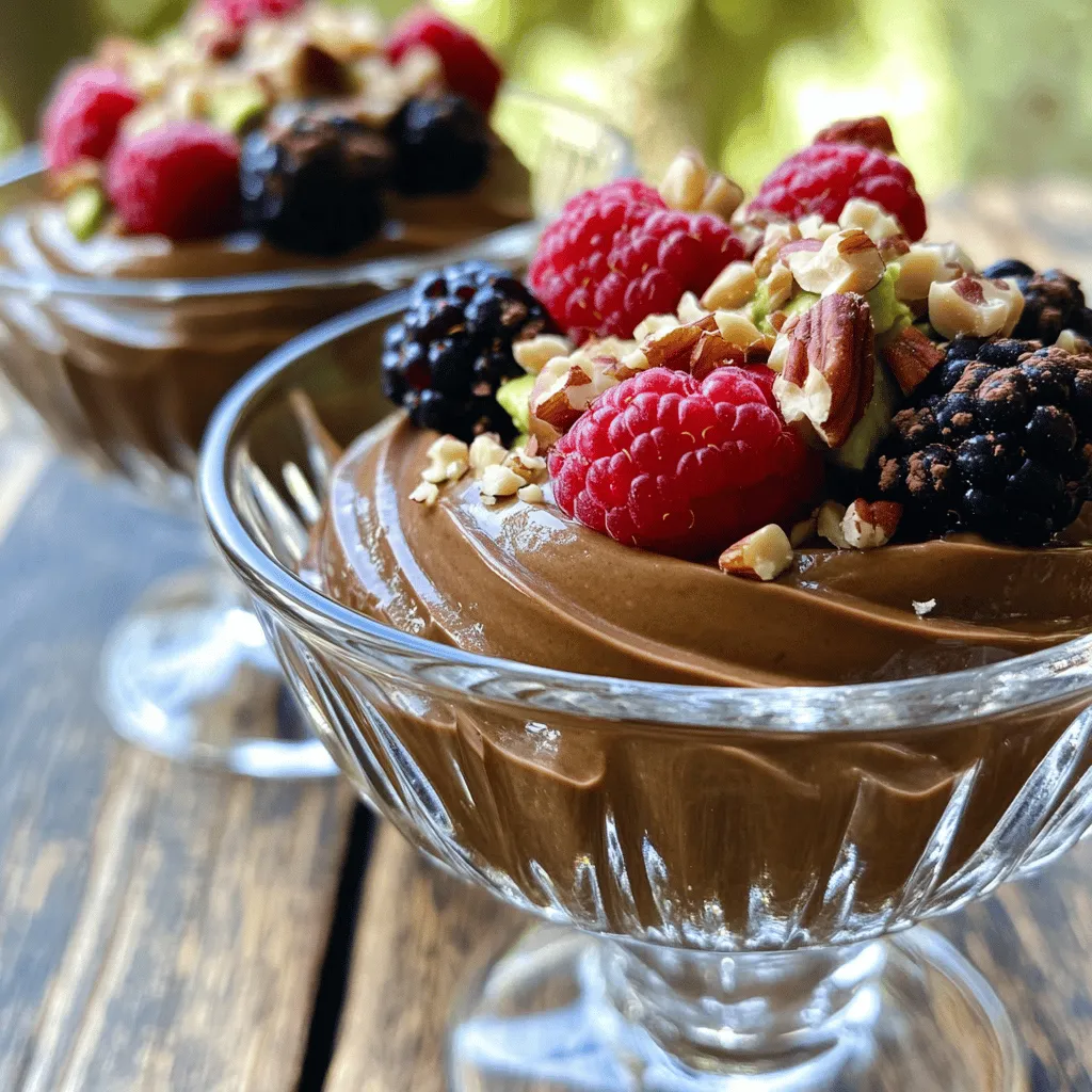 Dairy-Free Chocolate Avocado Mousse Rich and Creamy Treat