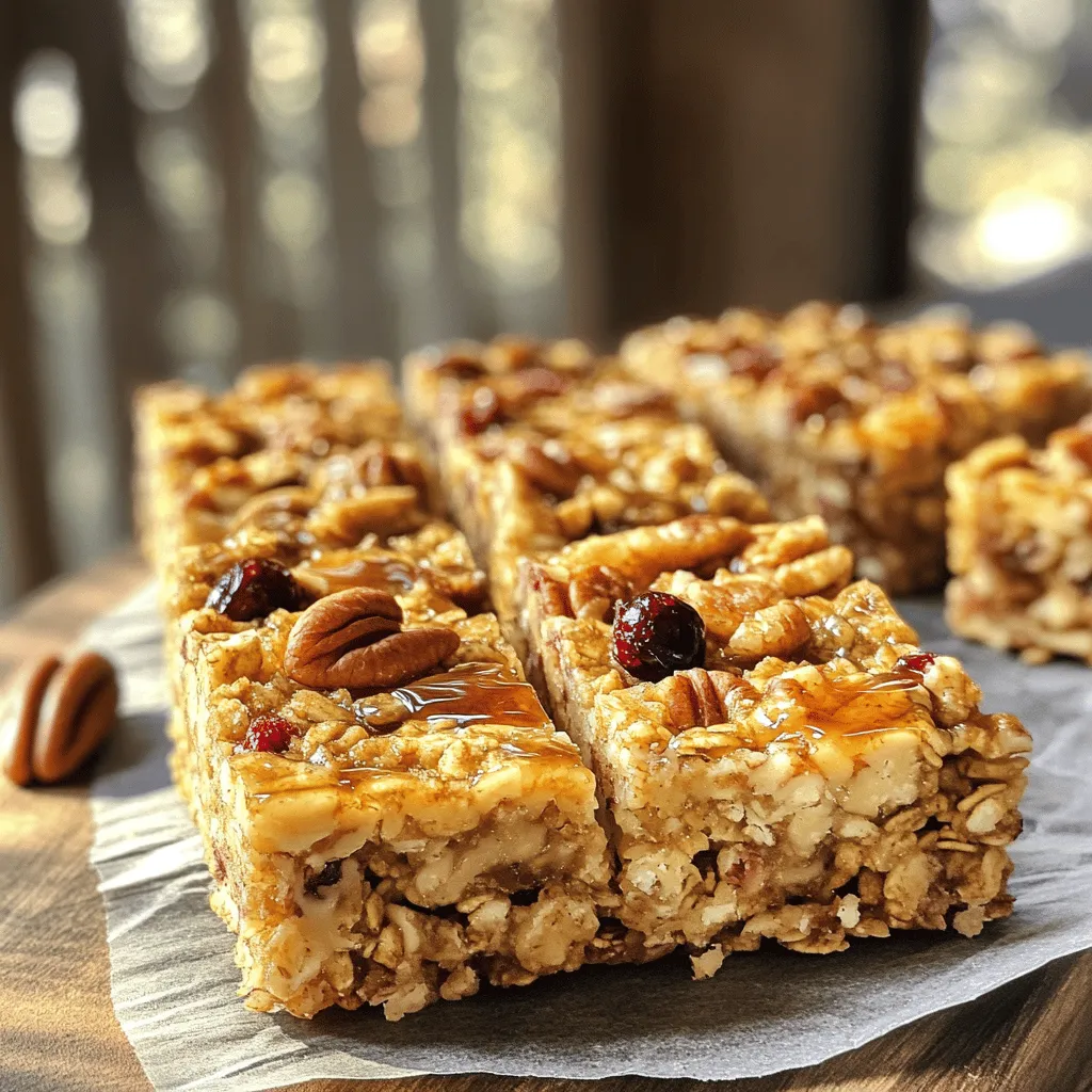 Maple Pecan Granola Bars Simple and Nutritious Snack