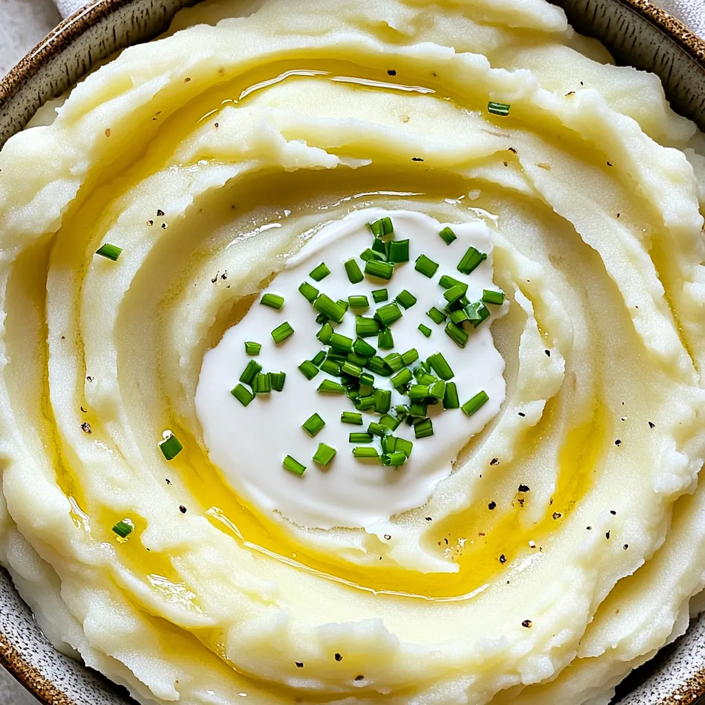 Slow Cooker Creamy Garlic Mashed Potatoes Delight