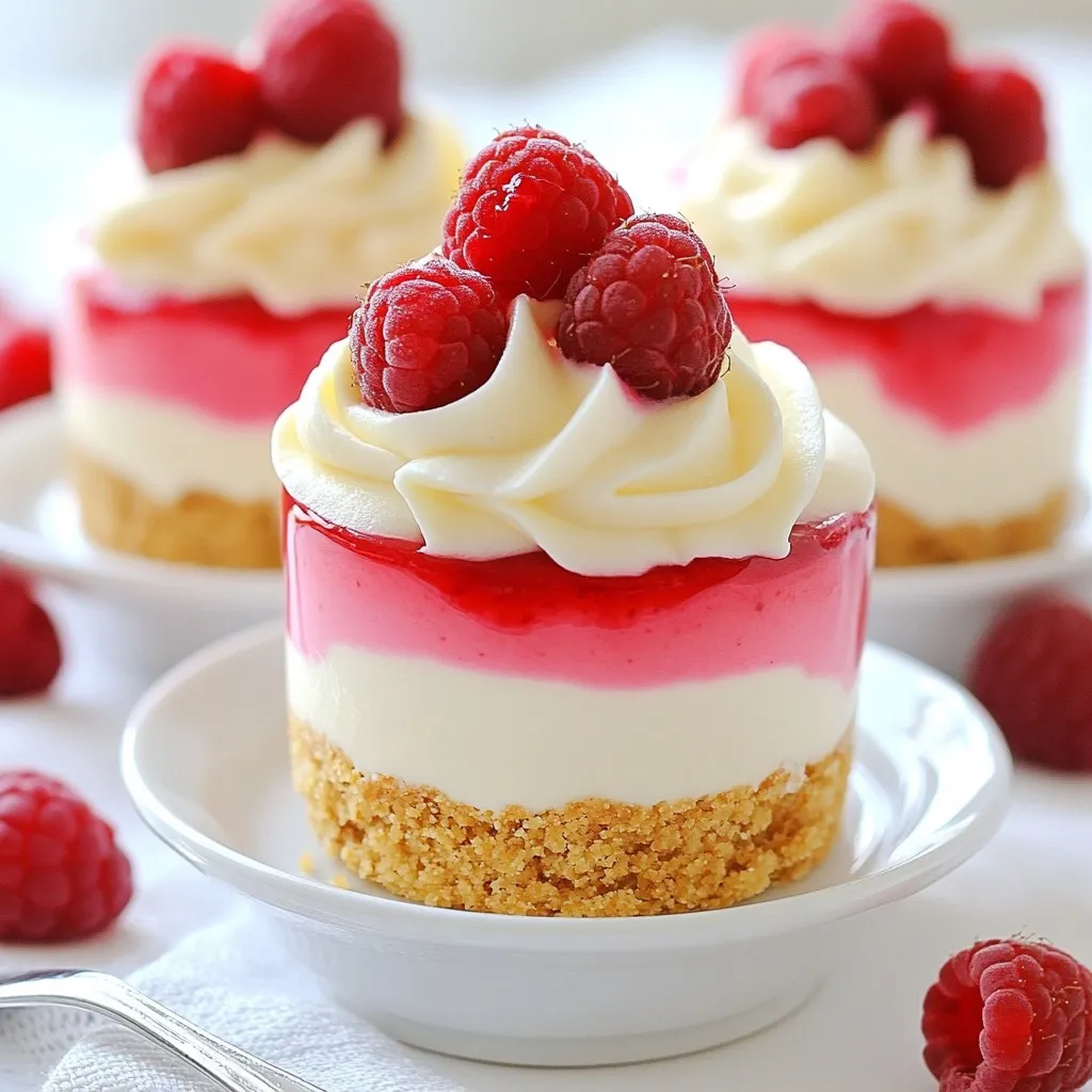 Raspberry Cheesecake Mousse Cups Delightful and Easy