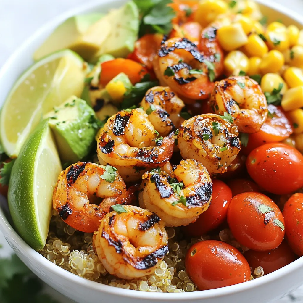 Grilled Shrimp Bowl Flavorful and Simple Meal Idea