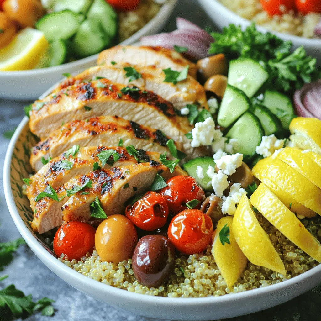 Healthy Greek Chicken Bowls Flavorful and Nutritious Meal
