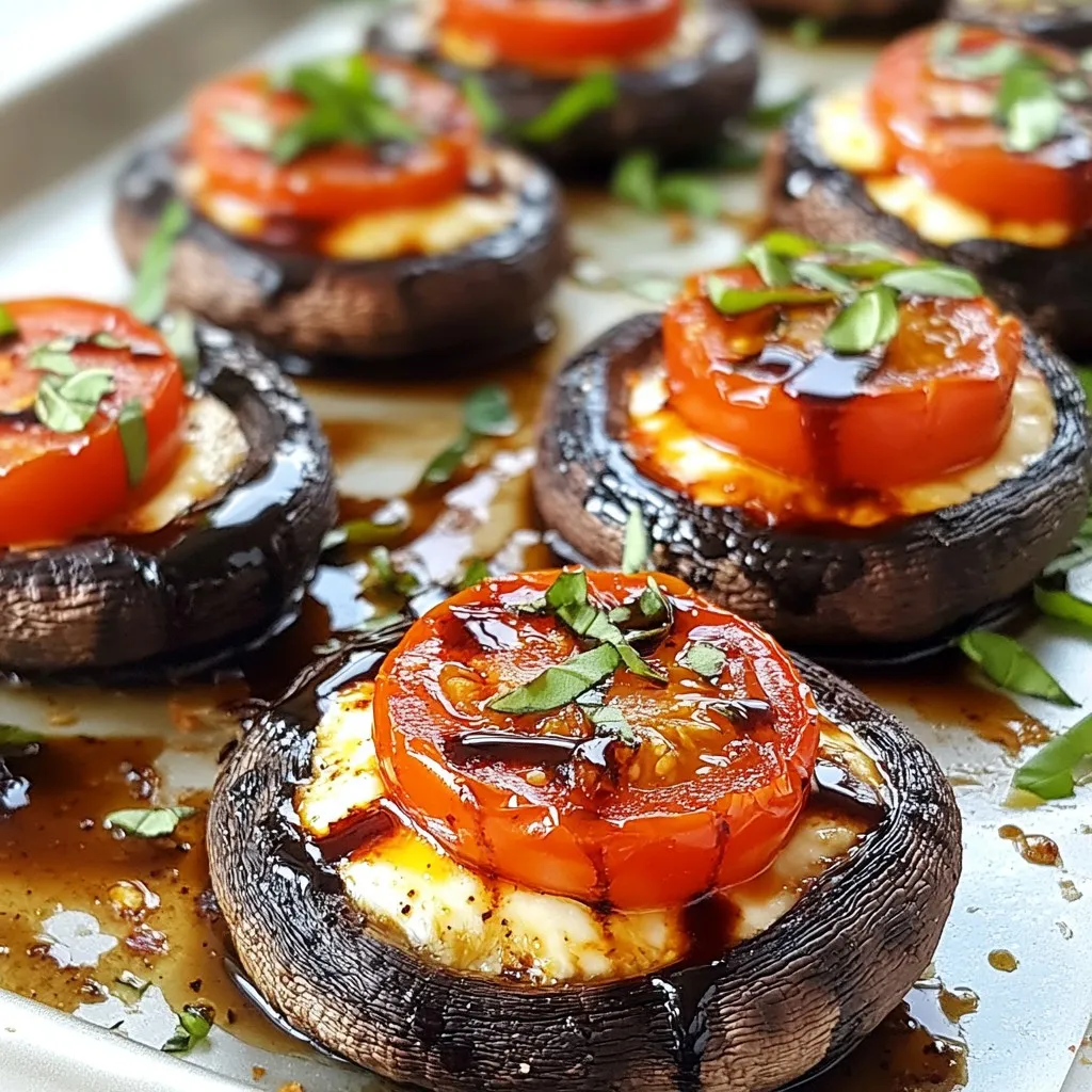 Caprese Stuffed Portobellos Flavorful and Easy Dish