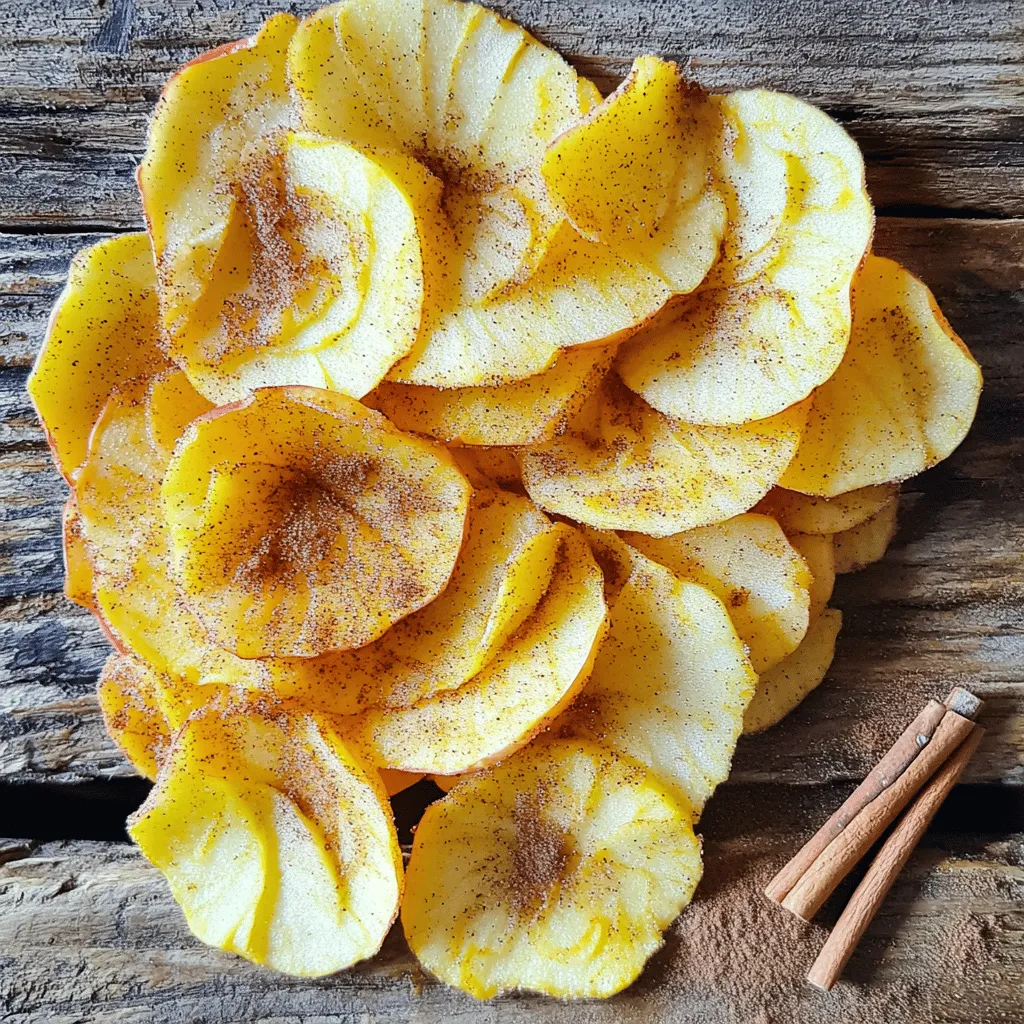 Air Fryer Apple Chips Crunchy Healthy Snack Recipe
