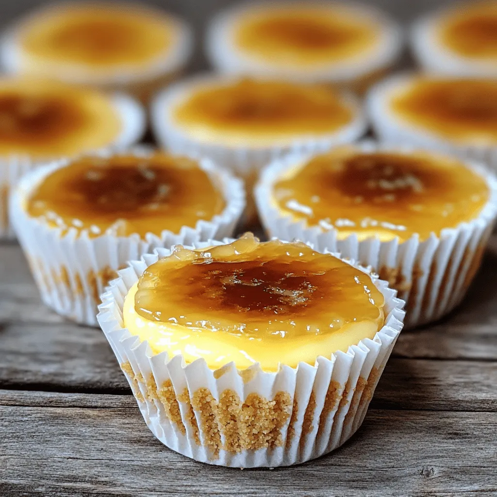 Mini Crème Brûlée Cheesecakes Delightful and Easy Recipe