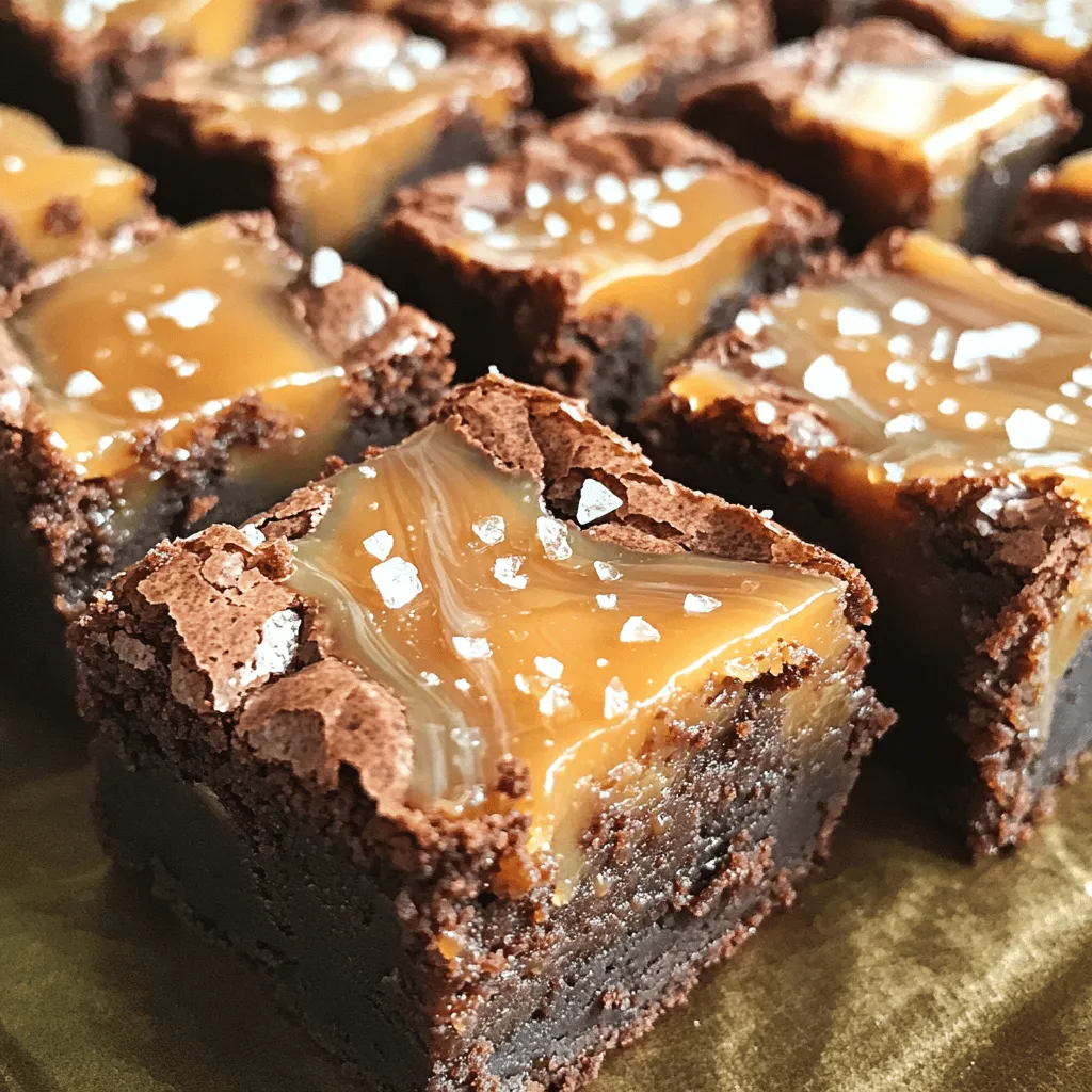 Salted Caramel Brownie Bites Irresistible Dessert Treat