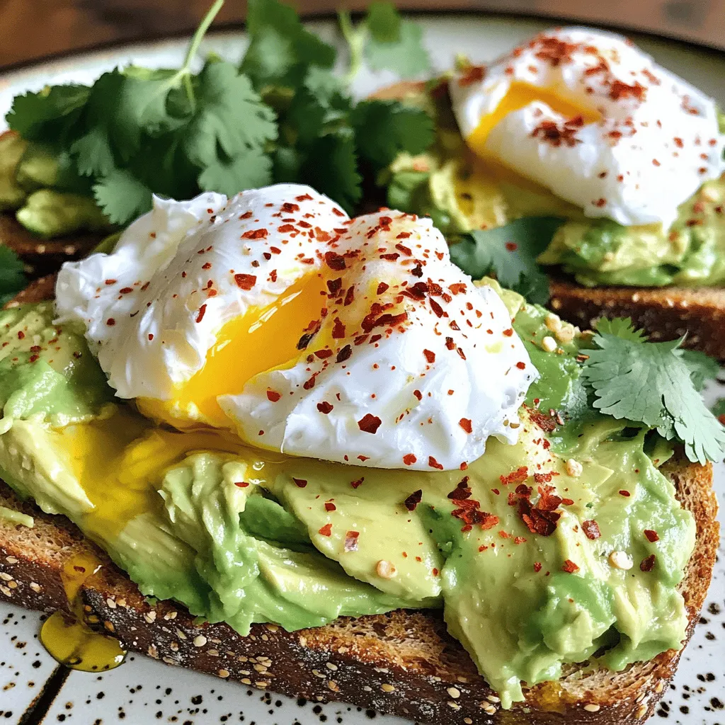 Avocado Toast with Poached Egg Easy Breakfast Recipe