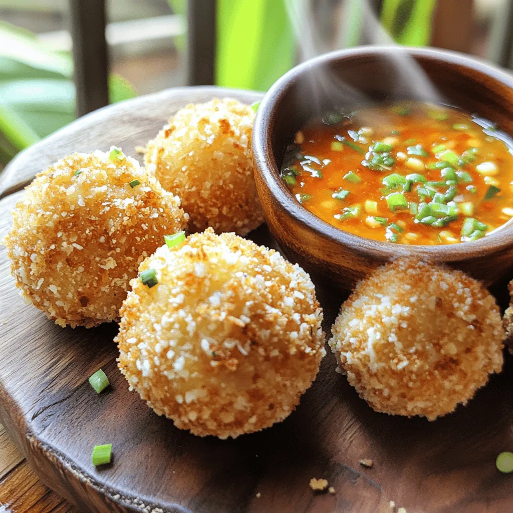 Crispy Shrimp Balls with Sweet Chili Sauce Delight