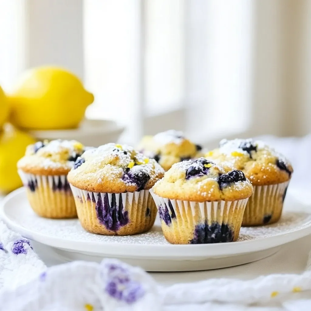 Lemon Blueberry Oatmeal Muffins Fresh and Simple Treat