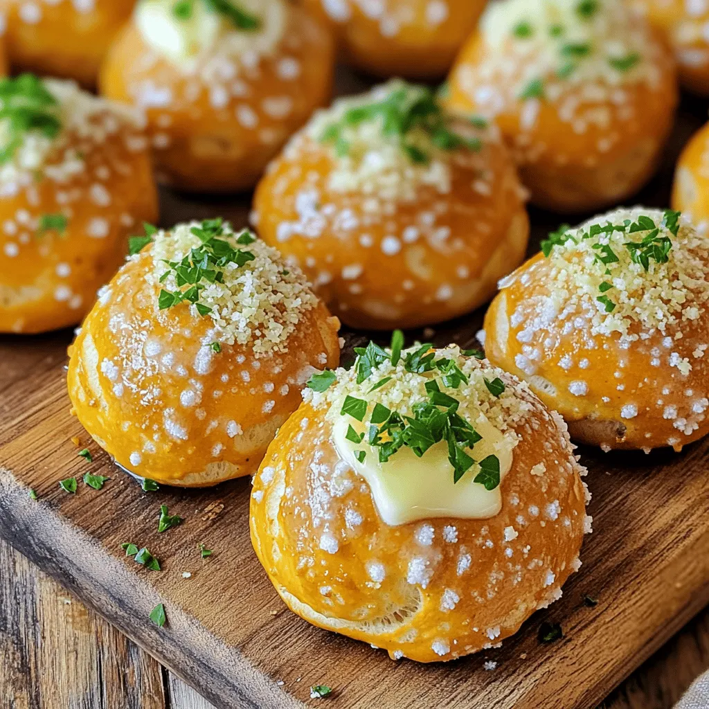 Quick Garlic Parmesan Pretzel Bites Tasty Snack Recipe