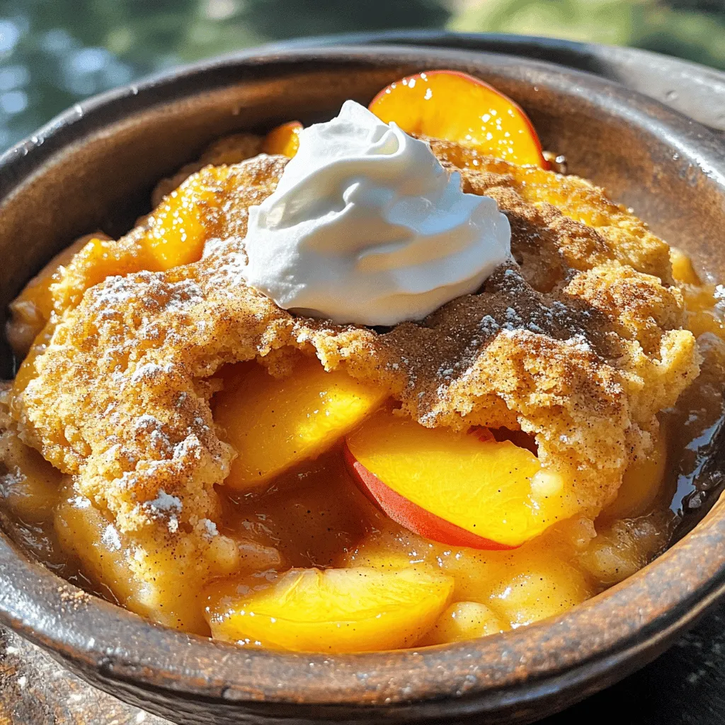 Easy Peach Cobbler Delicious Dessert Made Simple