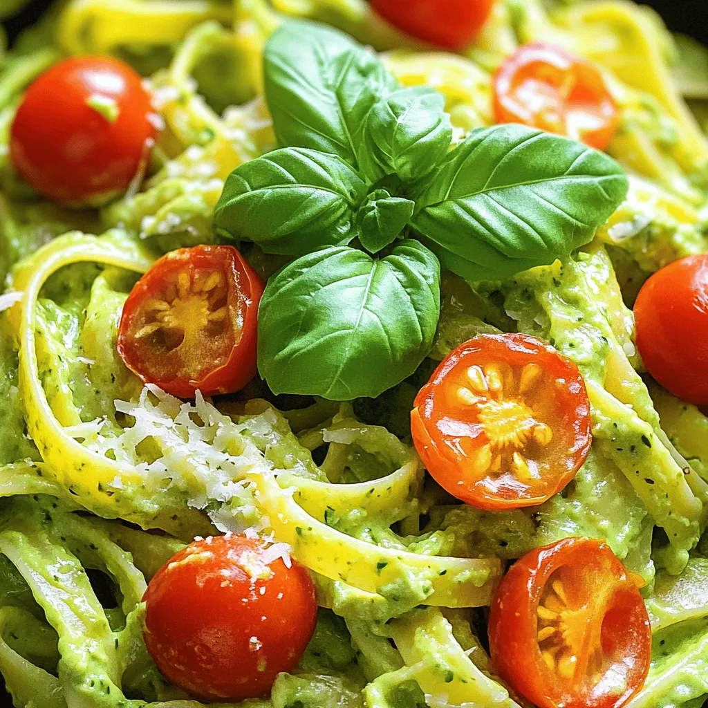 Creamy Avocado Pasta Simple and Flavorful Delight