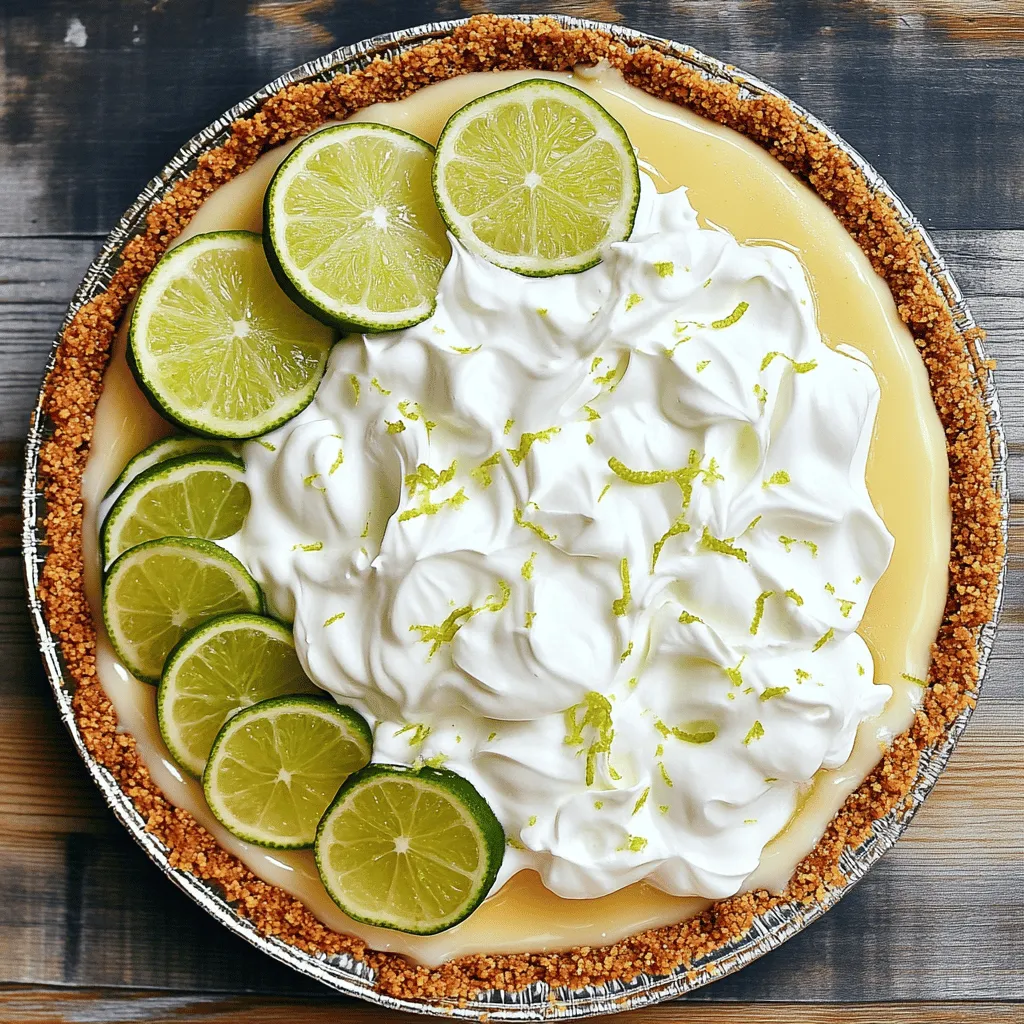 No Bake Key Lime Pie Delightfully Creamy Treat