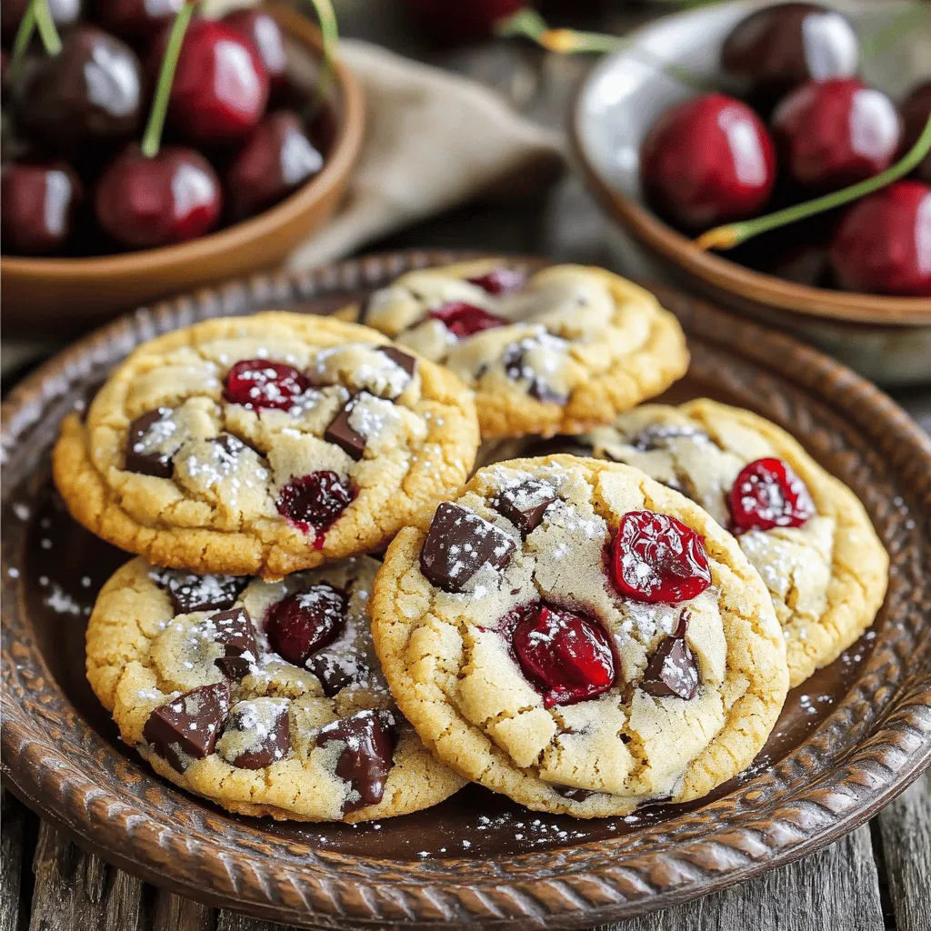 Cherry Chocolate Chunk Cookies Irresistible Treats