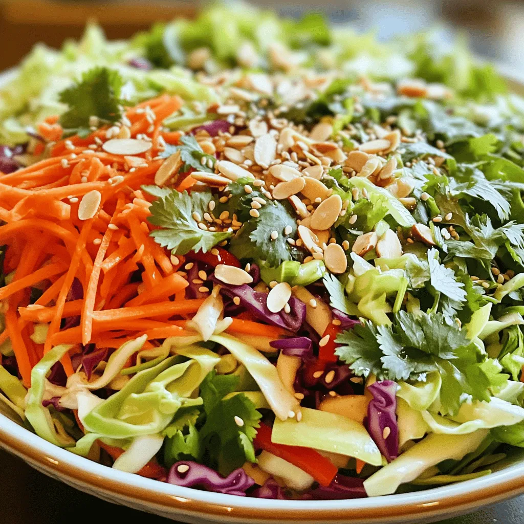 Crunchy Asian Slaw Fresh and Flavorful Salad Delight