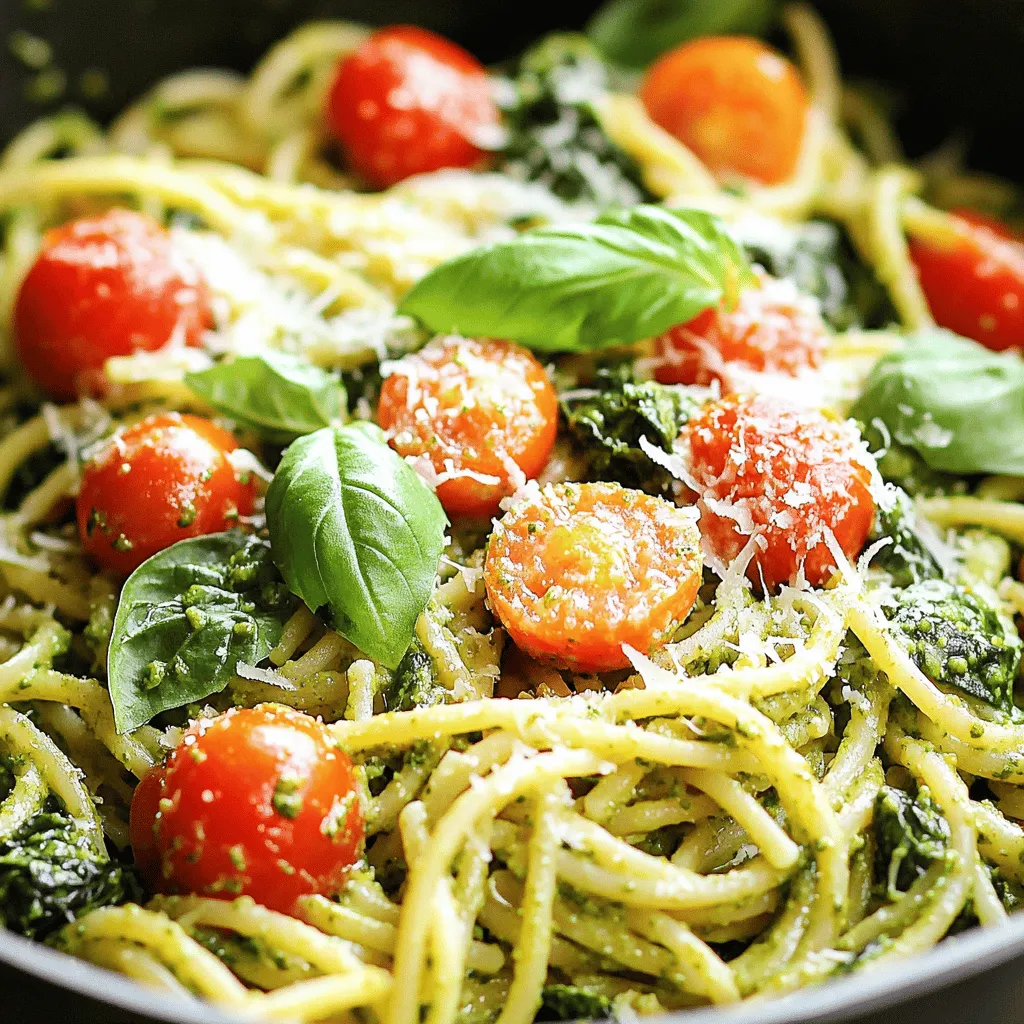 One Pot Creamy Pesto Pasta Simple and Flavorful Dish