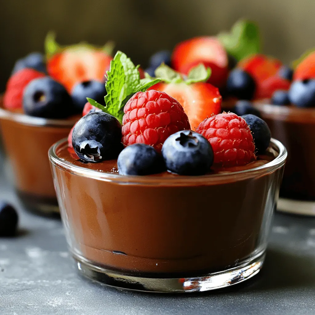 Vegan Chocolate Mousse Creamy and Decadent Delight