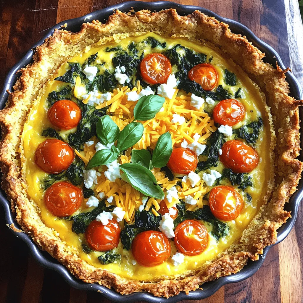 - 3 cups hash brown potatoes (fresh or frozen, thawed) - 6 large eggs - 1 cup whole milk - 1 cup sharp cheddar cheese, shredded - 1/2 cup feta cheese, crumbled - 1 cup fresh spinach, roughly chopped - 1/2 cup cherry tomatoes, halved - 1 tablespoon fresh basil, chopped (plus extra for garnish)