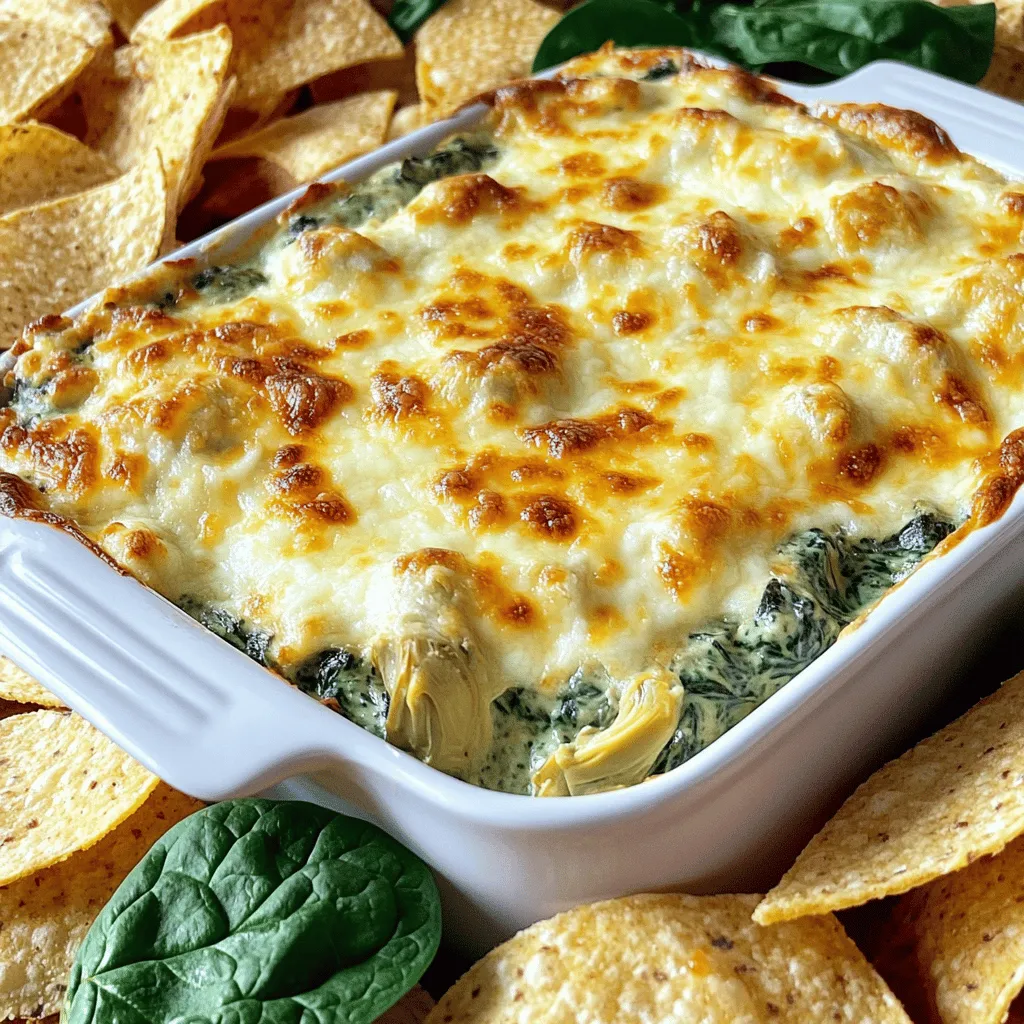 Savory Spinach Artichoke Dip Simple and Flavorful