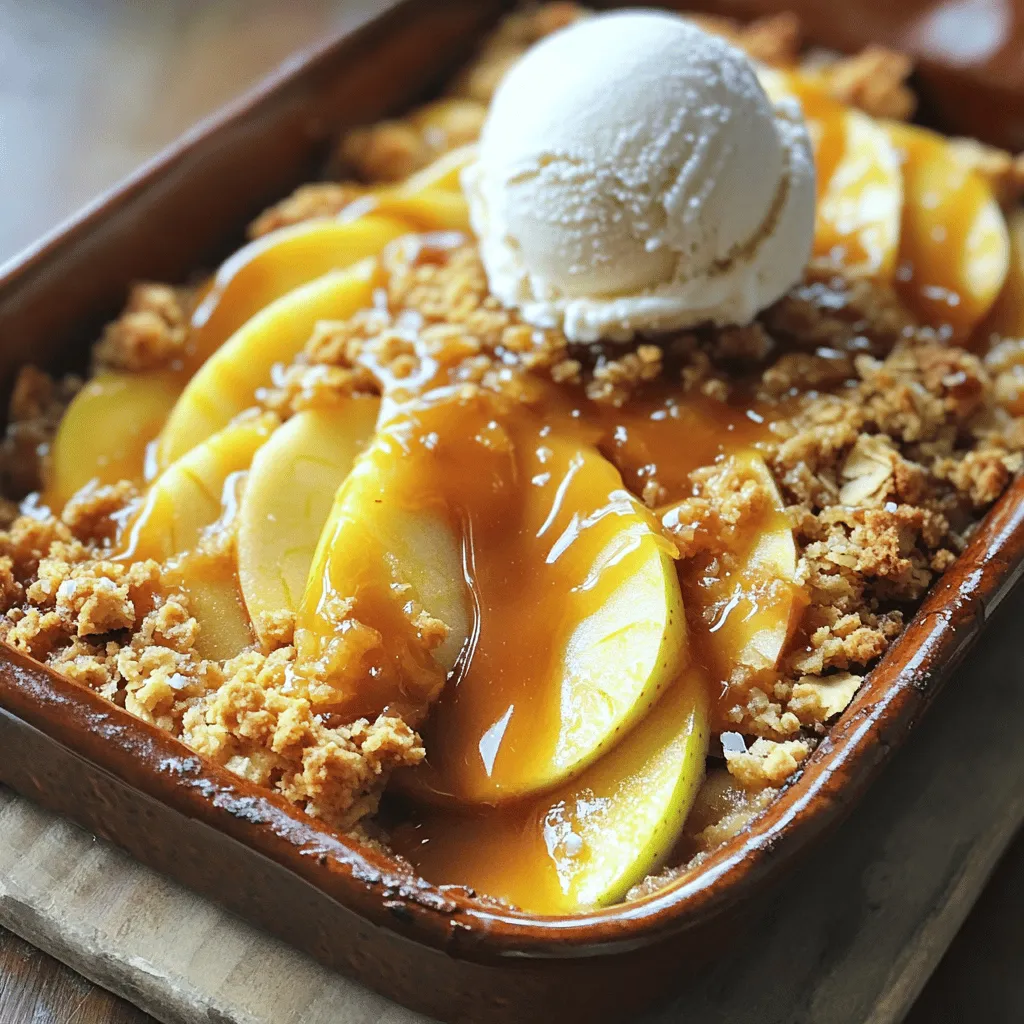 Salted Caramel Apple Crumble Delightful Dessert Recipe