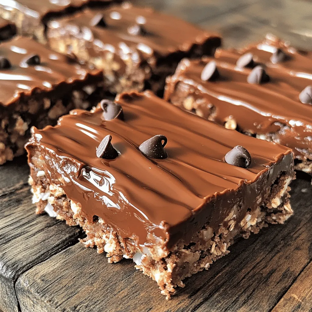 No-Bake Chocolate Oat Bars Simple and Delicious Treat