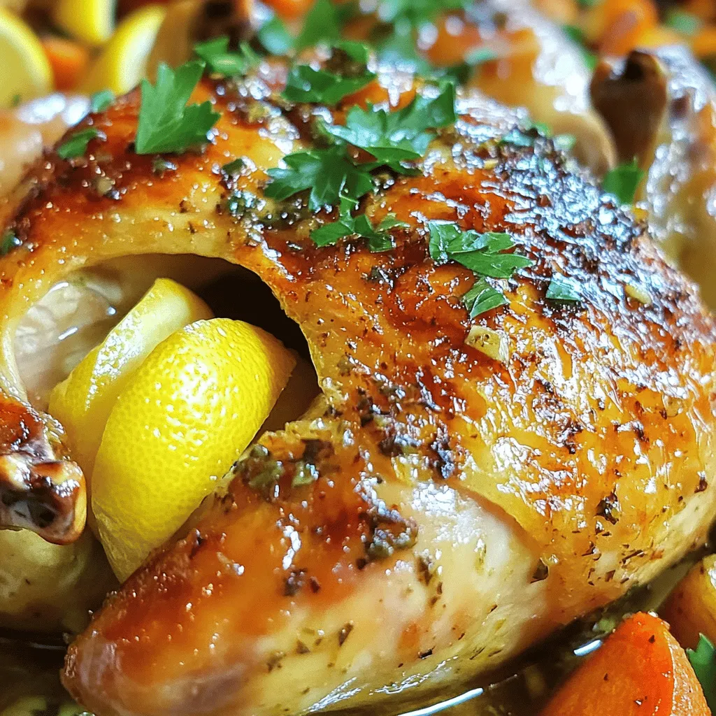 Lemon Garlic Roasted Chicken Savory and Easy Meal