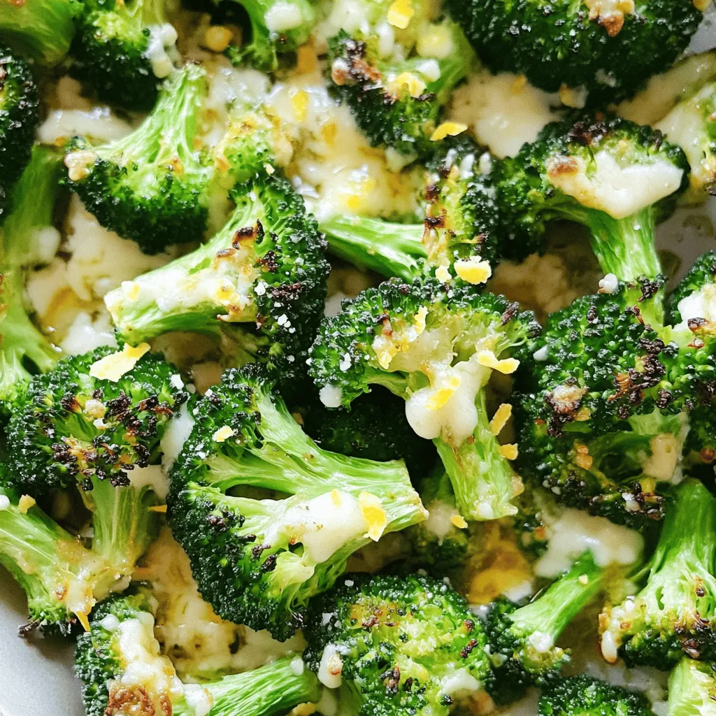 Garlic Parmesan Roasted Broccoli Flavorful Simple Dish