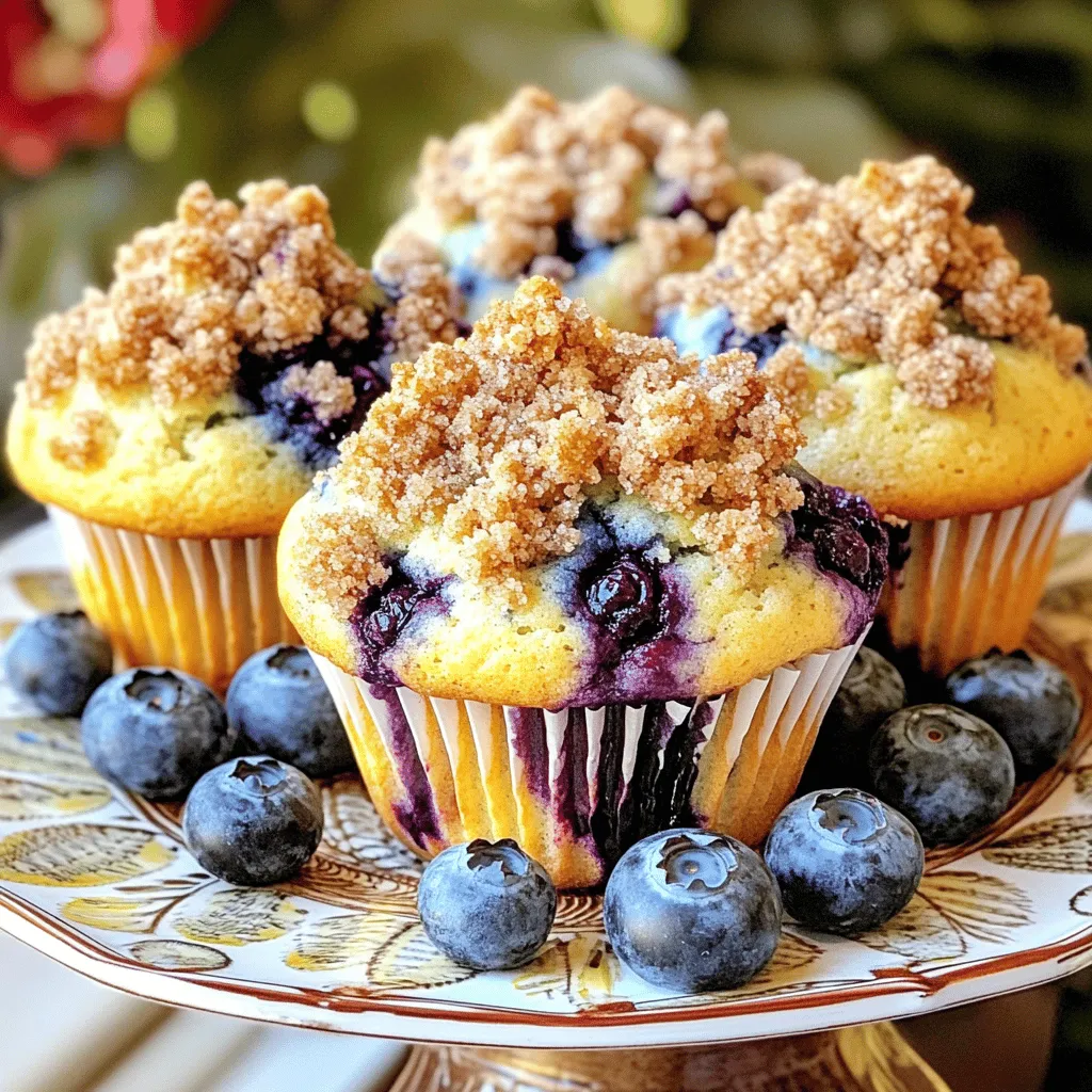 Blueberry Streusel Muffins Bakery Fresh and Tasty Delight
