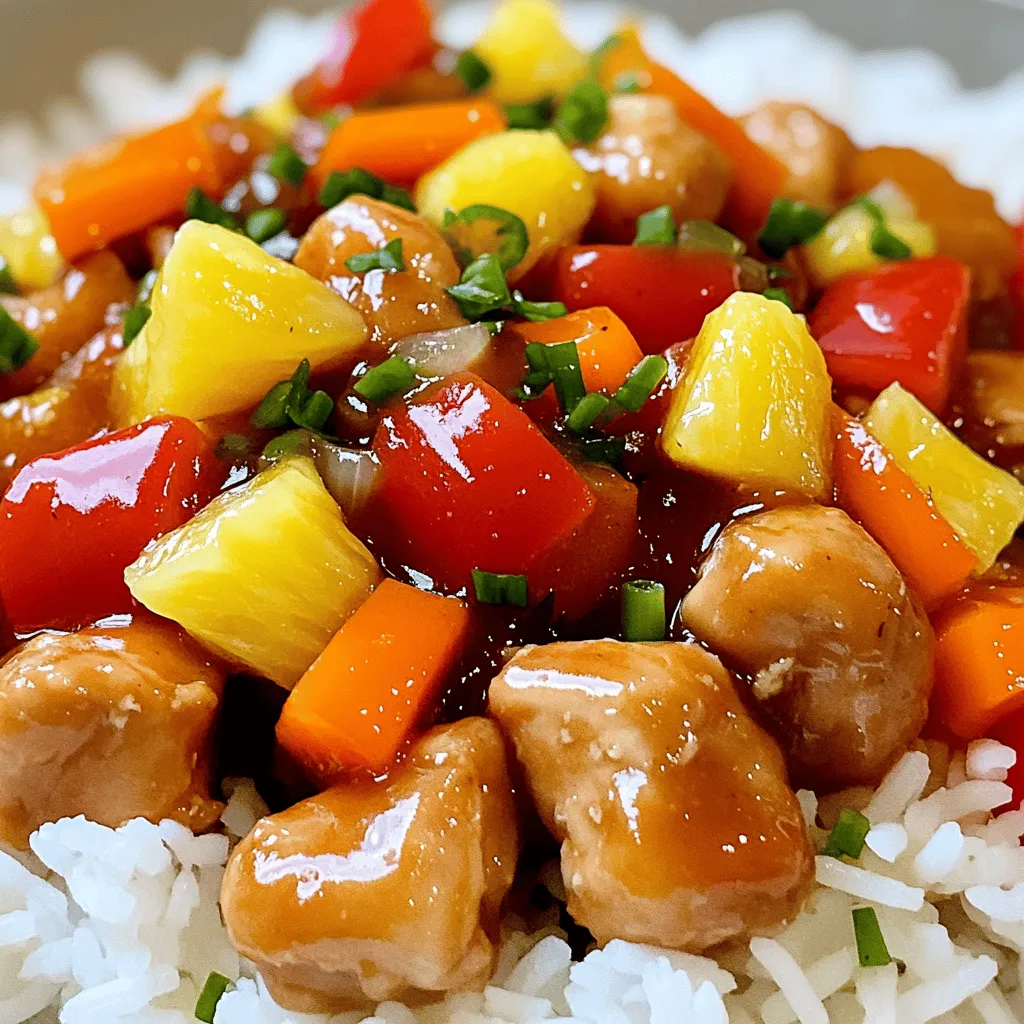Sweet and Sour Chicken Flavorful Home-Cooked Delight