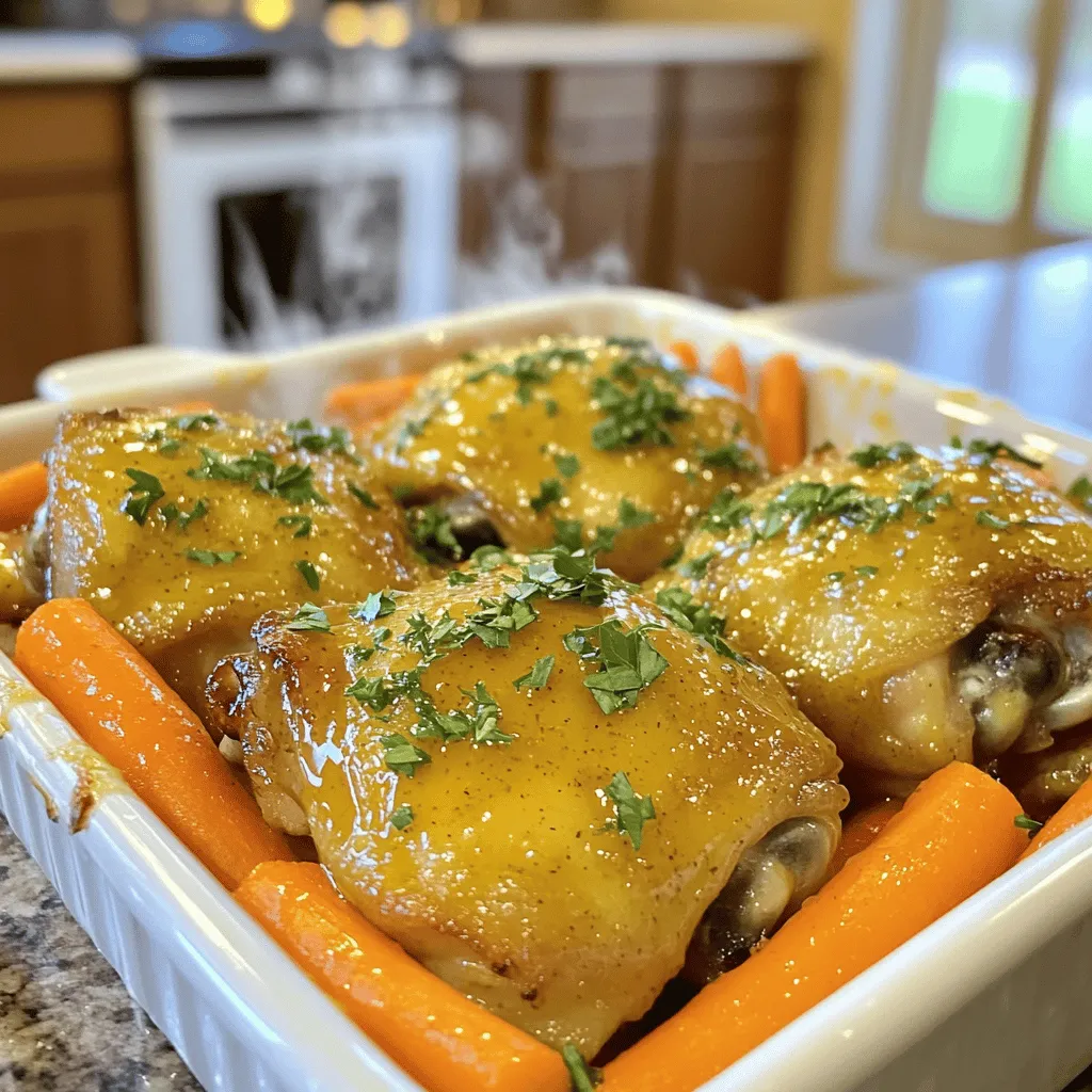Honey Mustard Chicken and Carrots Sheet Pan Delight