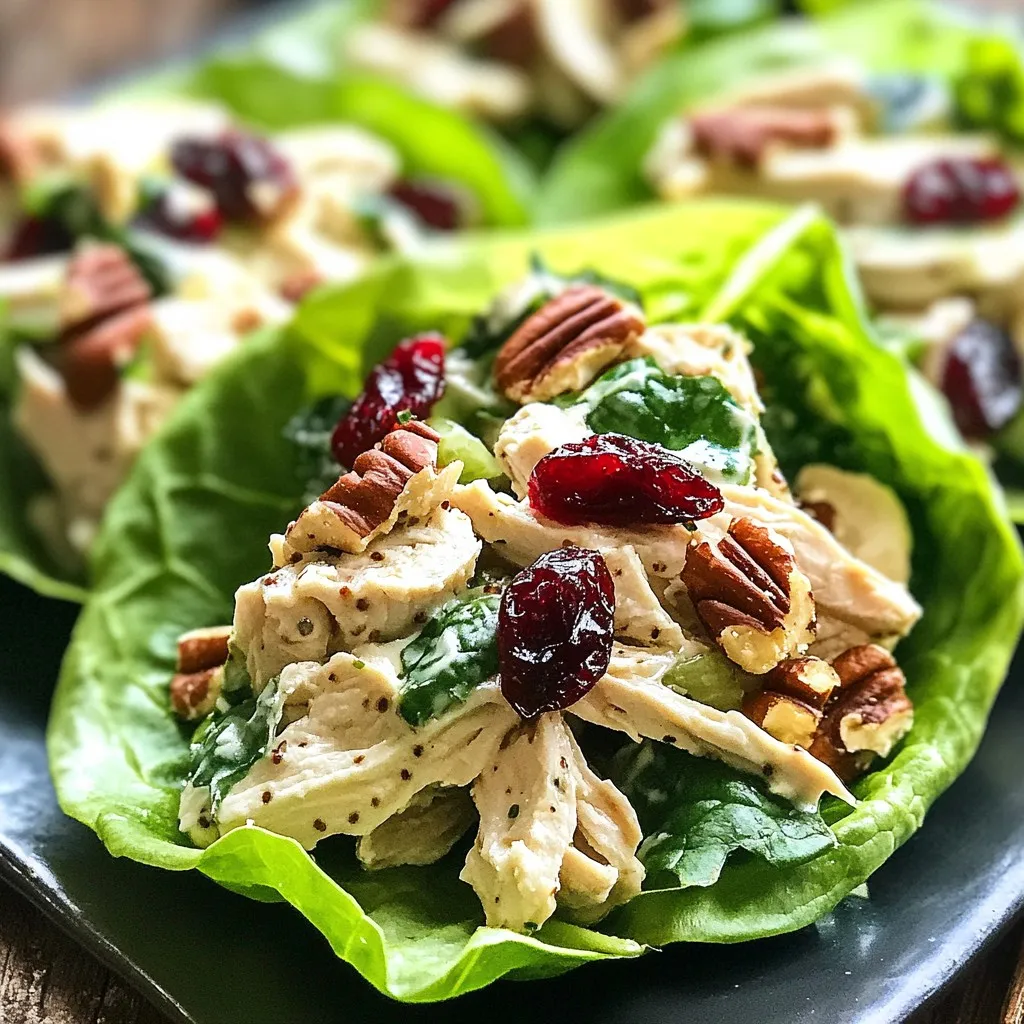Cranberry Pecan Chicken Salad Wraps Simple and Tasty