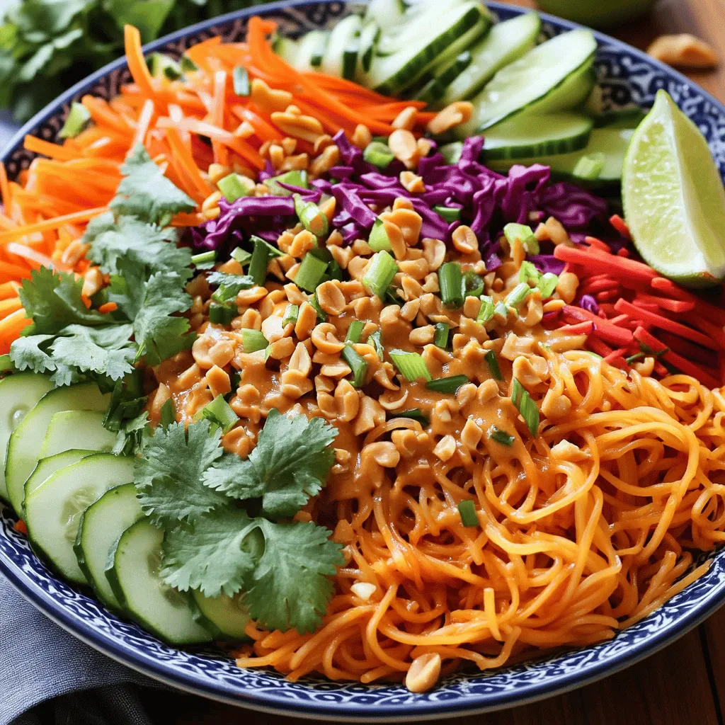 Spicy Thai Noodle Salad Dynamic and Flavorful Delight