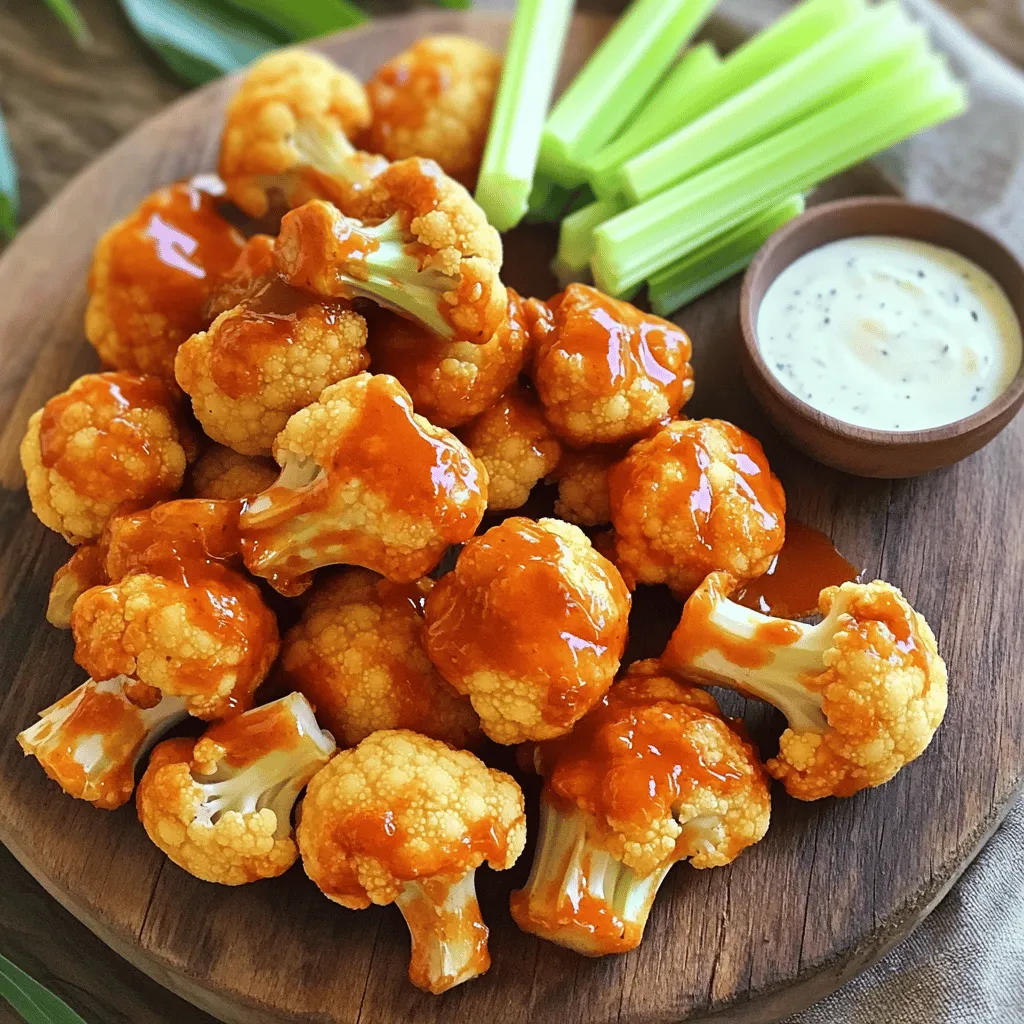 Spicy Buffalo Cauliflower Wings Irresistible Snack Recipe