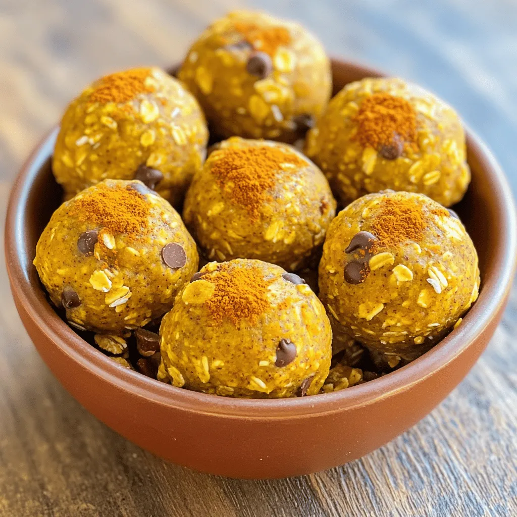 Pumpkin Spice Energy Bites Healthy Fall Snack Delight