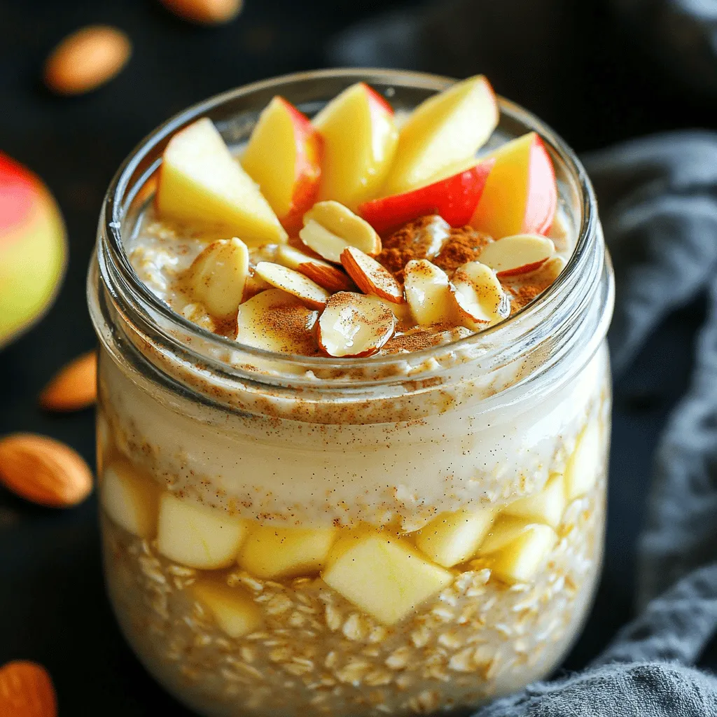 Savory Apple Cinnamon Overnight Oats Tasty Recipe