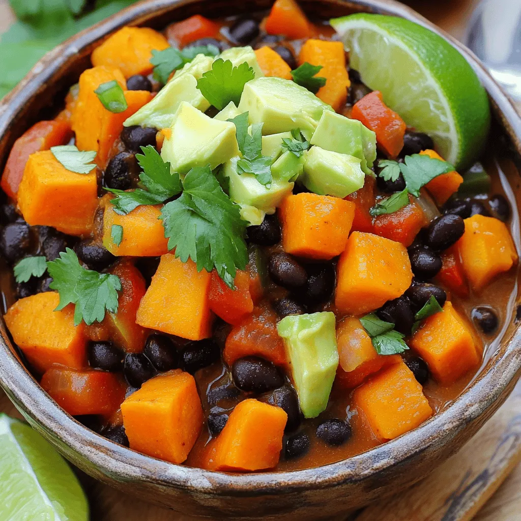 Sweet Potato Black Bean Chili Flavorful and Hearty Meal