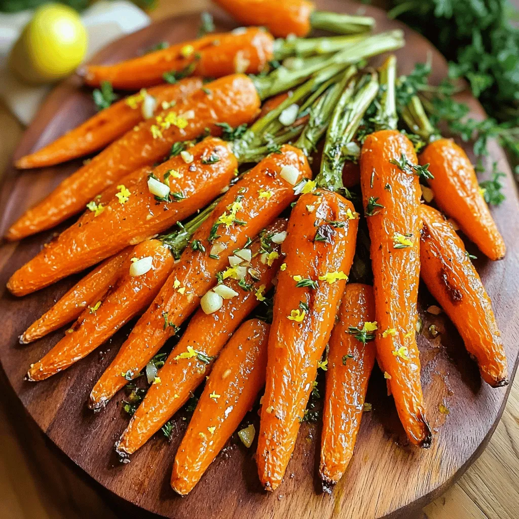 Garlic Herb Roasted Carrots Flavorful Side Dish