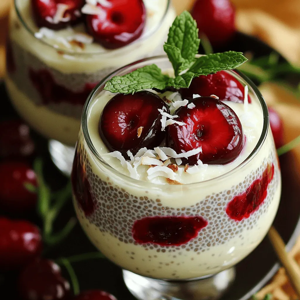Cherry Coconut Chia Pudding Delightful and Nutritious