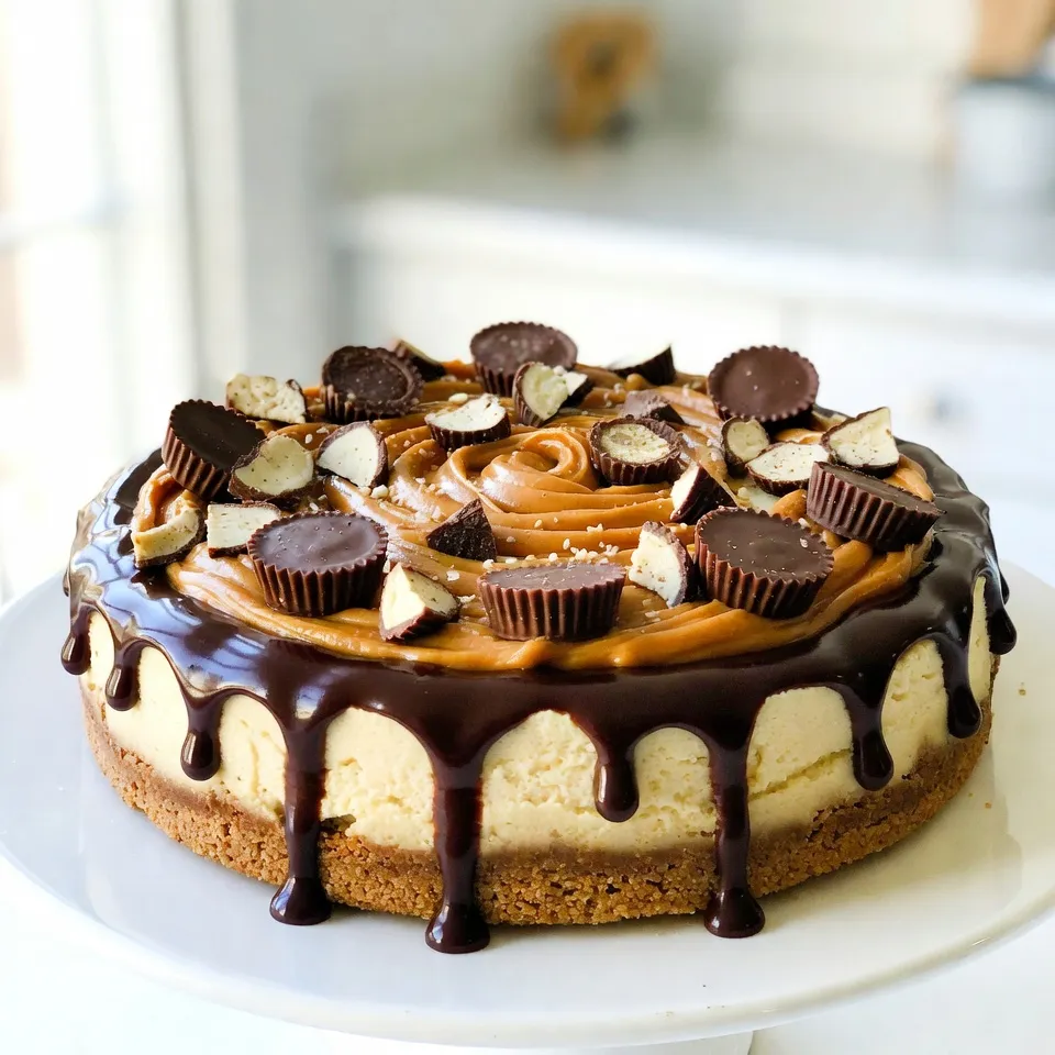 Peanut Butter Cup Cheesecake Delightful Dessert Treat