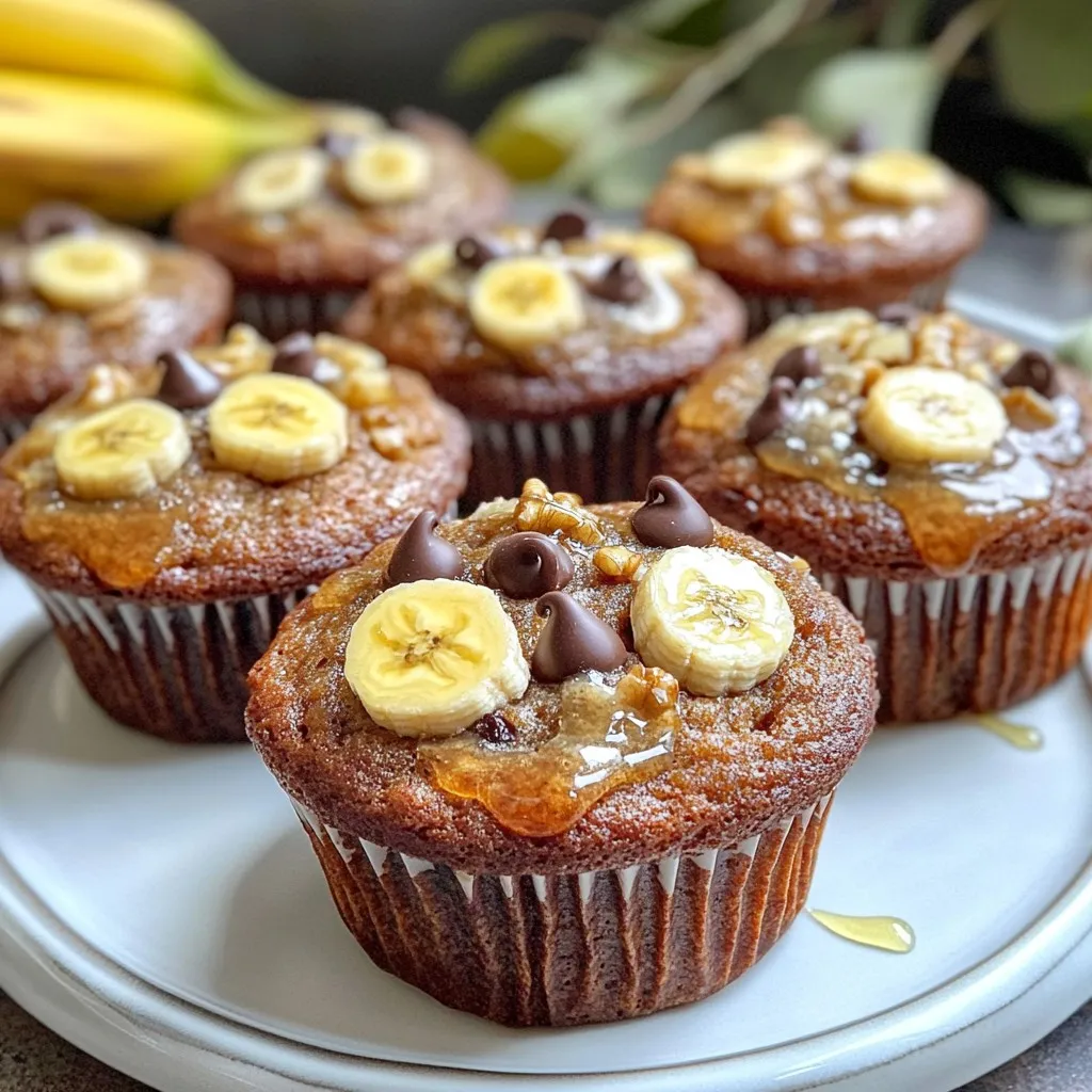 Chocolate Chip Banana Bread Muffins Easy and Tasty