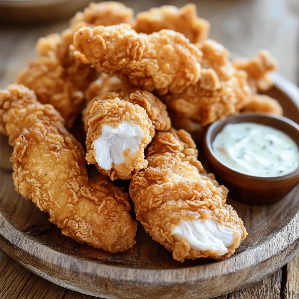 Crispy Buttermilk Chicken Tenders Easy Dinner Idea