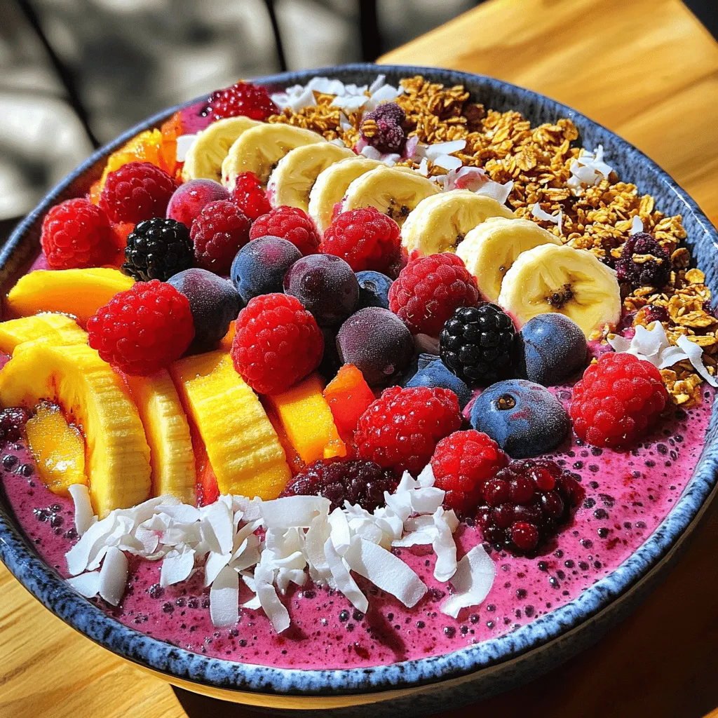 Berry Smoothie Bowl Energizing and Simple Recipe