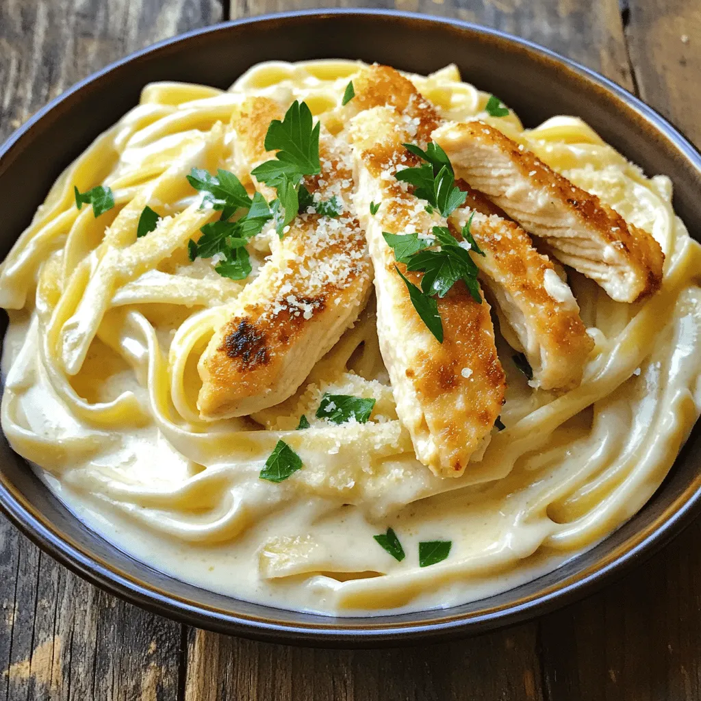 Classic Chicken Alfredo Creamy and Flavorful Dish