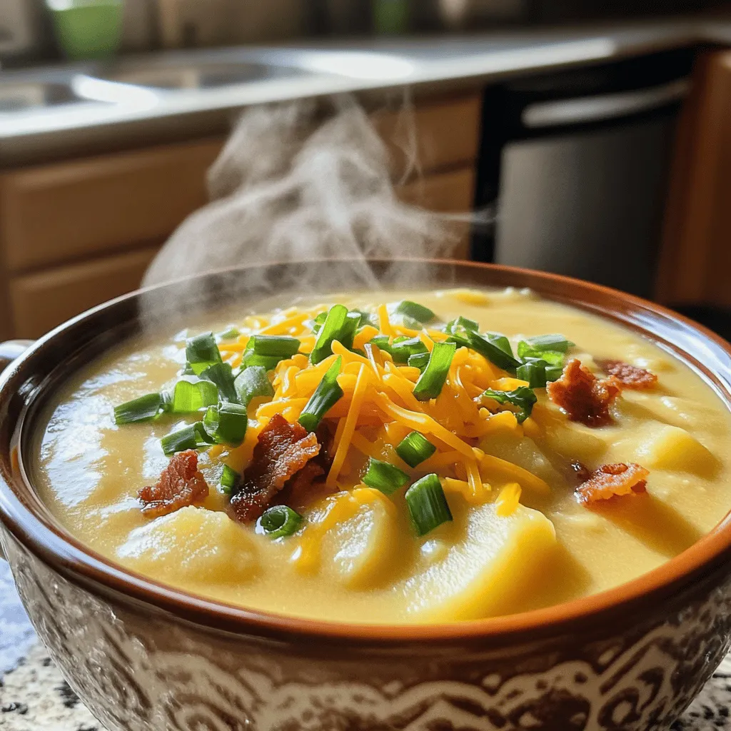 Loaded Potato Soup Comforting and Hearty Bowl