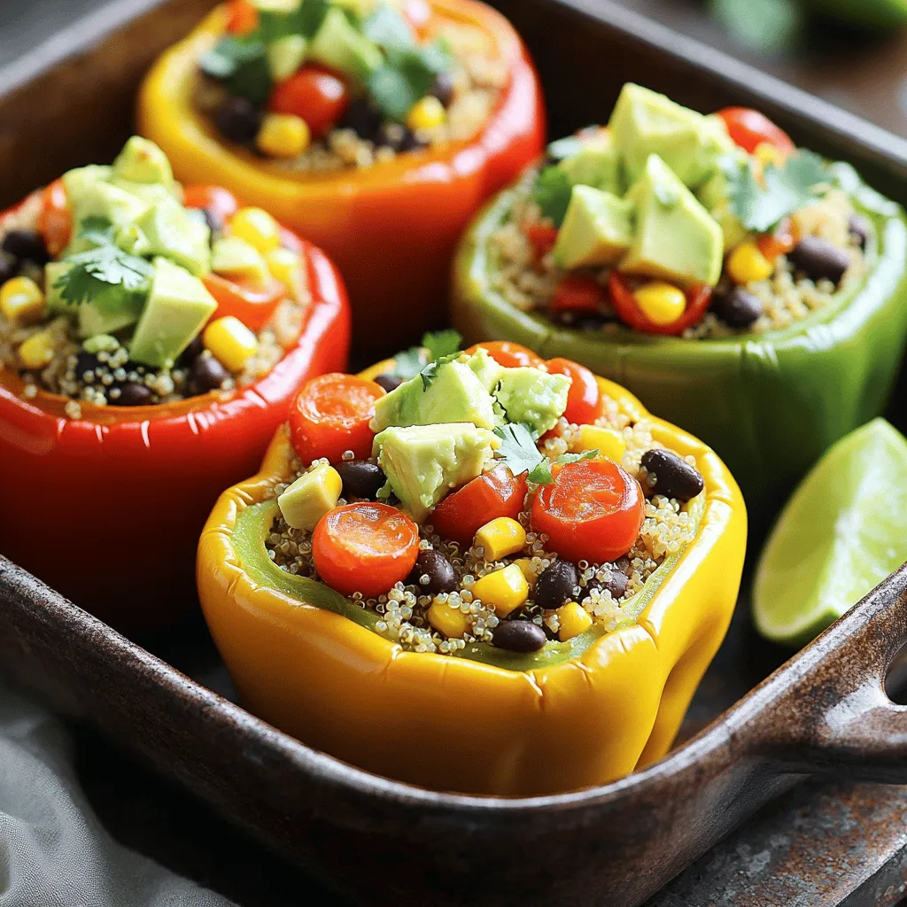 Vegan Stuffed Bell Peppers Tasty and Wholesome Delight