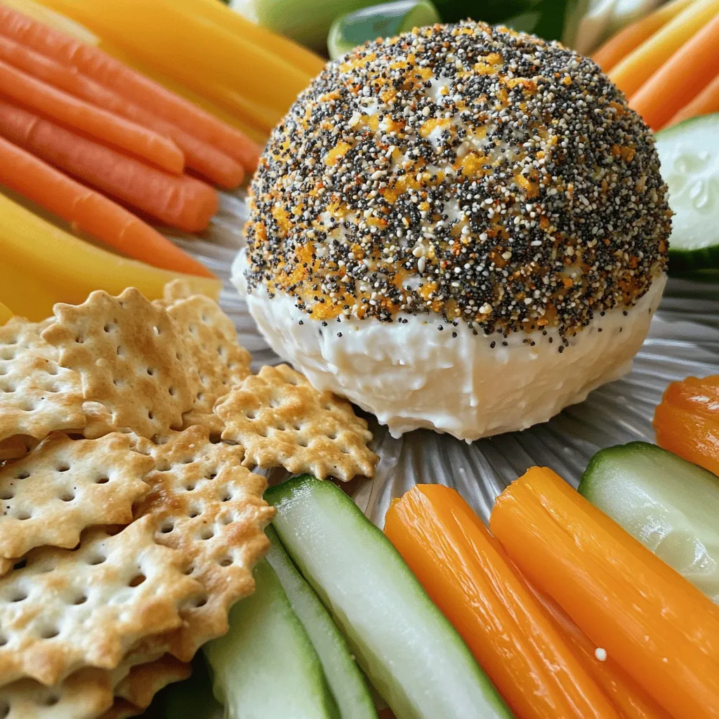 Everything Bagel Cheese Ball Tasty and Simple Snack
