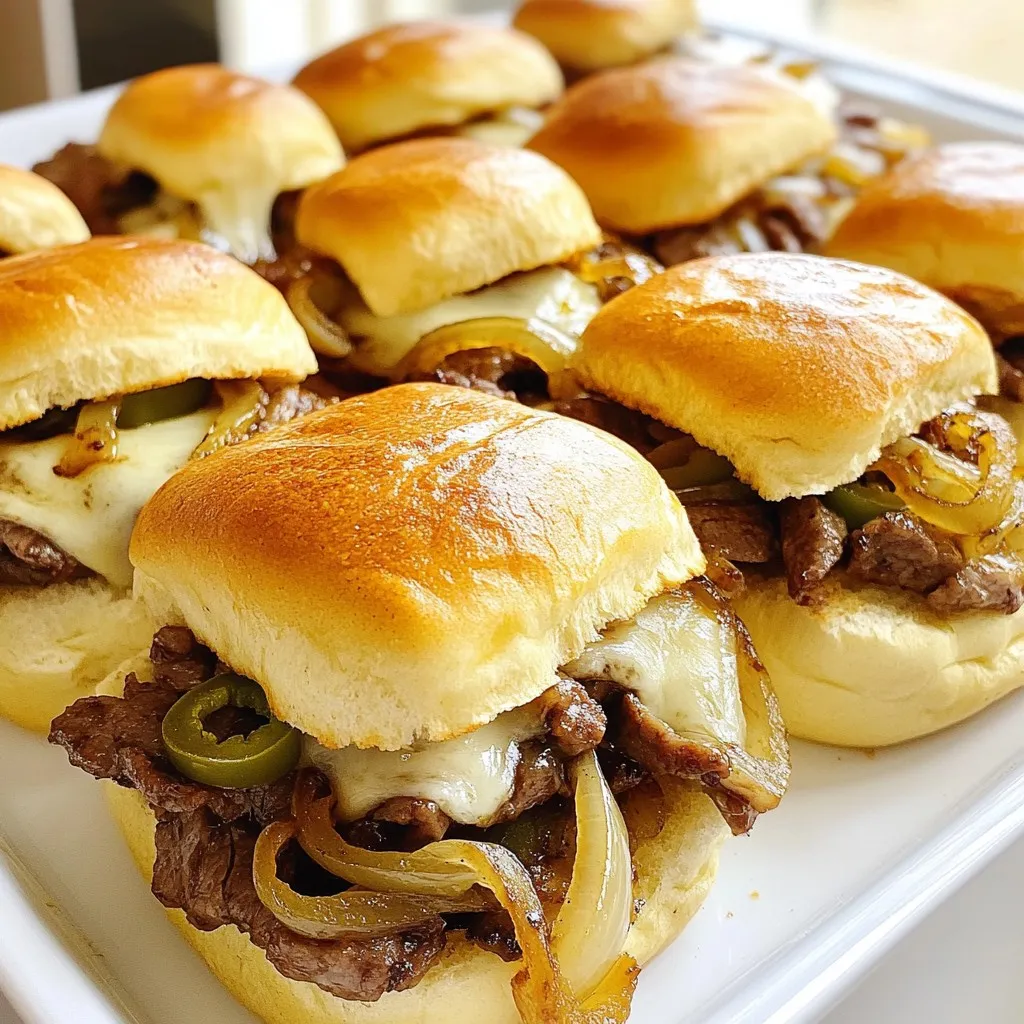 Easy Philly Cheesesteak Sliders Tasty and Fast Recipe