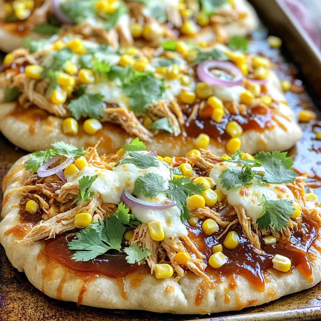 Sheet-Pan BBQ Chicken Flatbreads Tasty Family Meal