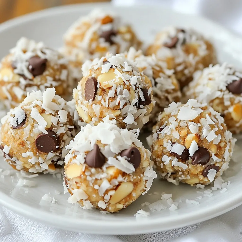 Almond Joy Energy Bites Healthy and Tasty Snack